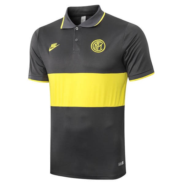 Polo Inter De Milán 2019/20 Amarillo Gris